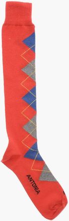 In The Box LIMITED EDITION FOR ANTONIA Long Argyle Socks size L