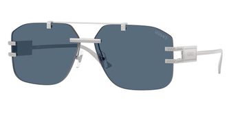 Versace VE2275 100080 Mens Sunglasses Silver Size 60