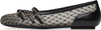 Loriblu Ballerina - Dames - Ballerinas - Zwart - 40 EU - Schoenen
