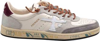 Premiata Clay Sneakers In Leather And Suede