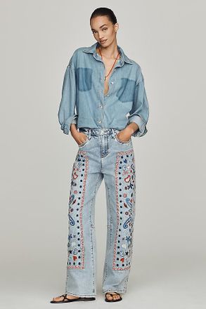 Free People Carpenter High-Rise Barrel Jeans