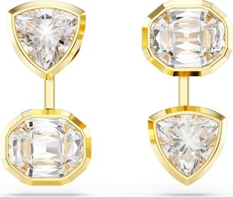 Swarovski Imber Organic Dames Gouden Geplakte Metalen Stud Oorbellen - Goud 5705461