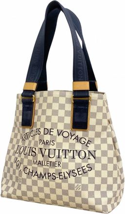 Louis Vuitton Damier Azur White Damier Azur Tote Bag (Pre-Owned)