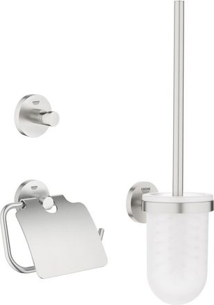 GROHE Juego De Accesorios 3 En 1 Essentials, Acero Inoxidable (40407dc1)