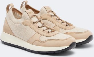 Tod's Leather-trimmed sneakers