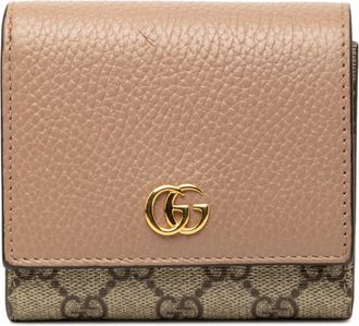 Gucci Beige Pvc Leather Wallet (Bi-Fold) (Pre-Owned)