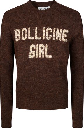 MC2 Saint Barth Gc New Queen Alpaca Bubbles Girl Rhinestone Sweater