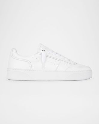 Represent Mens Initial Leather Low-Top Sneakers