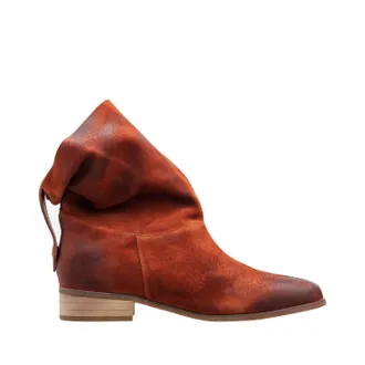 Antelope Womens X34 Cari Bootie In Brown Suede