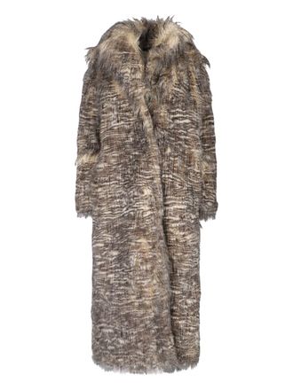 Entire studios Single-breasted Faux Fur Coat