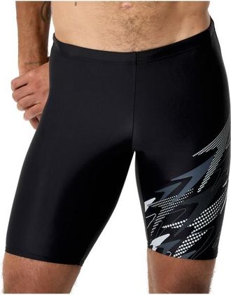 Speedo Medley Logo Jammer Badehose f&uuml;r Herren | schwarz