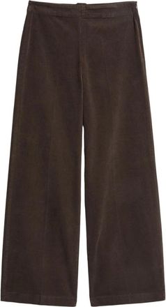 Marc O'Polo Geweven broek - Dames - Wijde Broeken - Bruin - M - Broeken