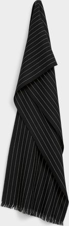 Le 31 Mens Dotwork pinstriped scarf