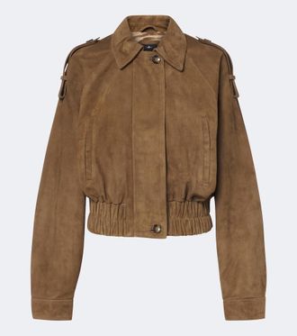 7 For All Mankind Suede blouson jacket