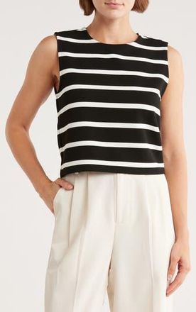 Rag & Bone Colette Stripe Tank in Black White at Nordstrom Rack, Size X-Small