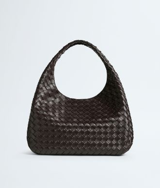 Bottega Veneta Large Campana - Brown - Woman - 100% Lambskin