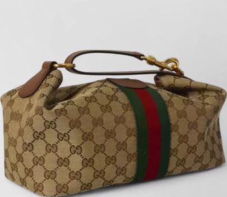 Gucci medium vanity case monogram fabric leather