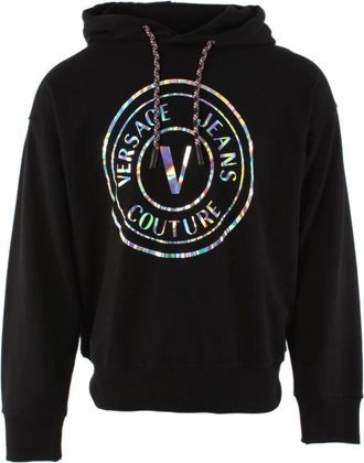 Versace Hoodie - Heren - Hoodies - Zwart - S - Katoen - Hoodies & sweatvesten