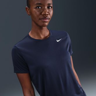Nike Womens Dri-FIT T-Shirt in Blue | DX0687-410
