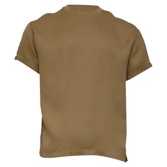 Fear of God Fear of God Round Neck T-Shirt in Brown Viscose