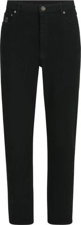 Brunello Cucinelli Iconische Vijf-Pocket Broek - Heren - Slim Fit Jeans - Zwart - S - Katoen - Jeans
