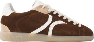 VIA VAI Schoenen, Dames, Bruin, 37 EU, Leer, Nilla Khloe Sneaker