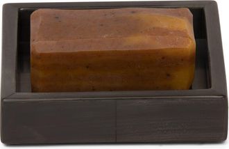 Pigeon and Poodle Arles Faux Horn Soap Dish in Dark at Nordstrom