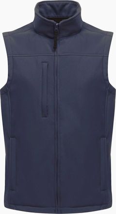 Regatta Mens Regatta Mens Flux Softshell Bodywarmer / Sleeveless Jacket (Water Repellent & Wind Resistant) - Navy - Size: 44/Regular