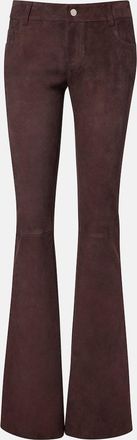 Stouls Pawlonia suede flared pants