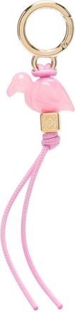 Loewe Flamingo Dice keyring - women - Resin/Calf Leather - One Size - Pink