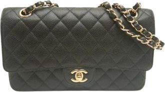 Chanel Pre-owned Vintage Schoudertas - Dames - Vintage Schoudertas - Zwart - ONE Size - Leer - Vintage