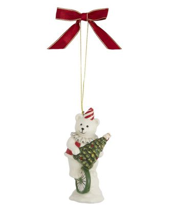 Spode Christmas Tree Carnival Bear Ornament