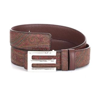 Etro Etro, Belts, female, Beige, Size: 105 CM Smooth Leather Belt