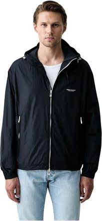A|X Armani Exchange Heren, Jassen, Blauw, Maat: M Leer