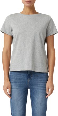 Comma T-Shirt mit Rundhalsausschnitt, Regular Fit