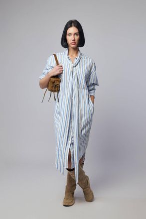 Acne Studios Striped Shirt Dress