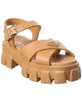 Prada Monolith Rubber Sandal