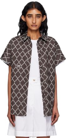 Tシャツ・カットソー S Max Mara TIMES - Reversible printed silk shirt Max Mara Times Reversible Printed Silk Shirt from $817.00