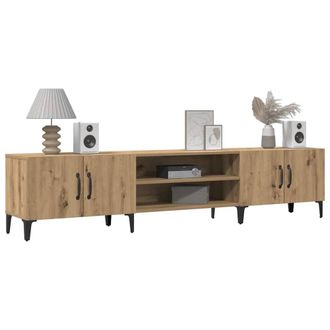 Berkfield Home TV Cabinet Artisian Oak 180x31.5x40 cm Engineered Wood in Brown