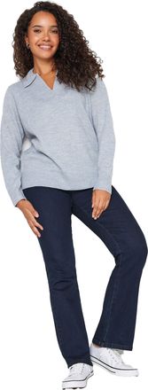 M&Co Womens Blue Straight Leg Jeans - Womens