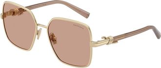 Tiffany & Co. TF3122 602173 Womens Sunglasses Gold Size 56