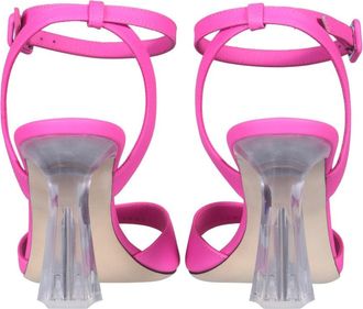 Giuseppe Zanotti Plexi Heel Sandals - Pink
