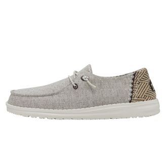 HeyDude Wendy Chambray Woven - Womens Shoes - Java - Size UK 5
