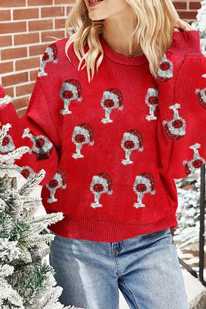 Azura Exchange Kerst Wijn Glas Trui