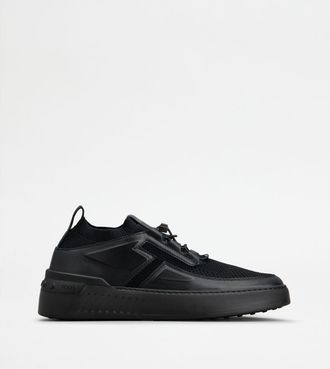 Tod's No_Code X in Leather and Technical Fabric