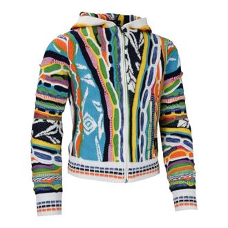 Carlo Colucci Kids Hooded Knit Jacket Castriotta - male - Carlo Colucci - Kids Sweatshirts - Multicolor - 11 Y - Kids