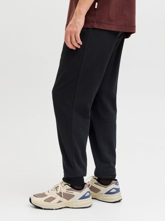 Jack & Jones Plus Size Sweathose JPSTGORDON ARCHIVE SWEAT PANTS NOOS PLS, Herren, Gr. 42 (4XL), N-Gr, schwarz, angeraute Sweatware, Obermaterial: 80% Baumwolle, 20% Polyeste