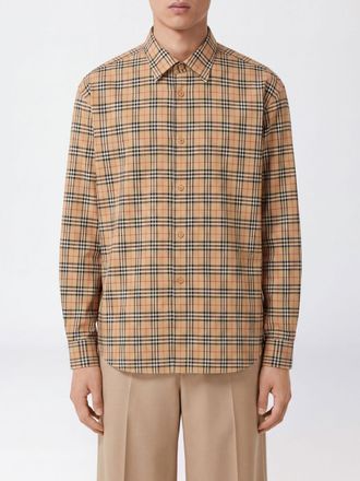 Burberry Camicia a maniche lunghe in cotone con motivo Vintage check