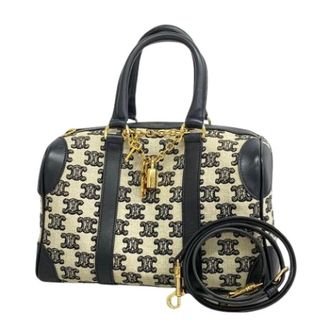 Celine Pre-owned Handbags, female, Multicolor, Size: ONE SIZE Pre-owned Canvas Handbag