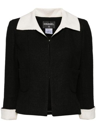 Chanel 2009 tweed blazer - Black
